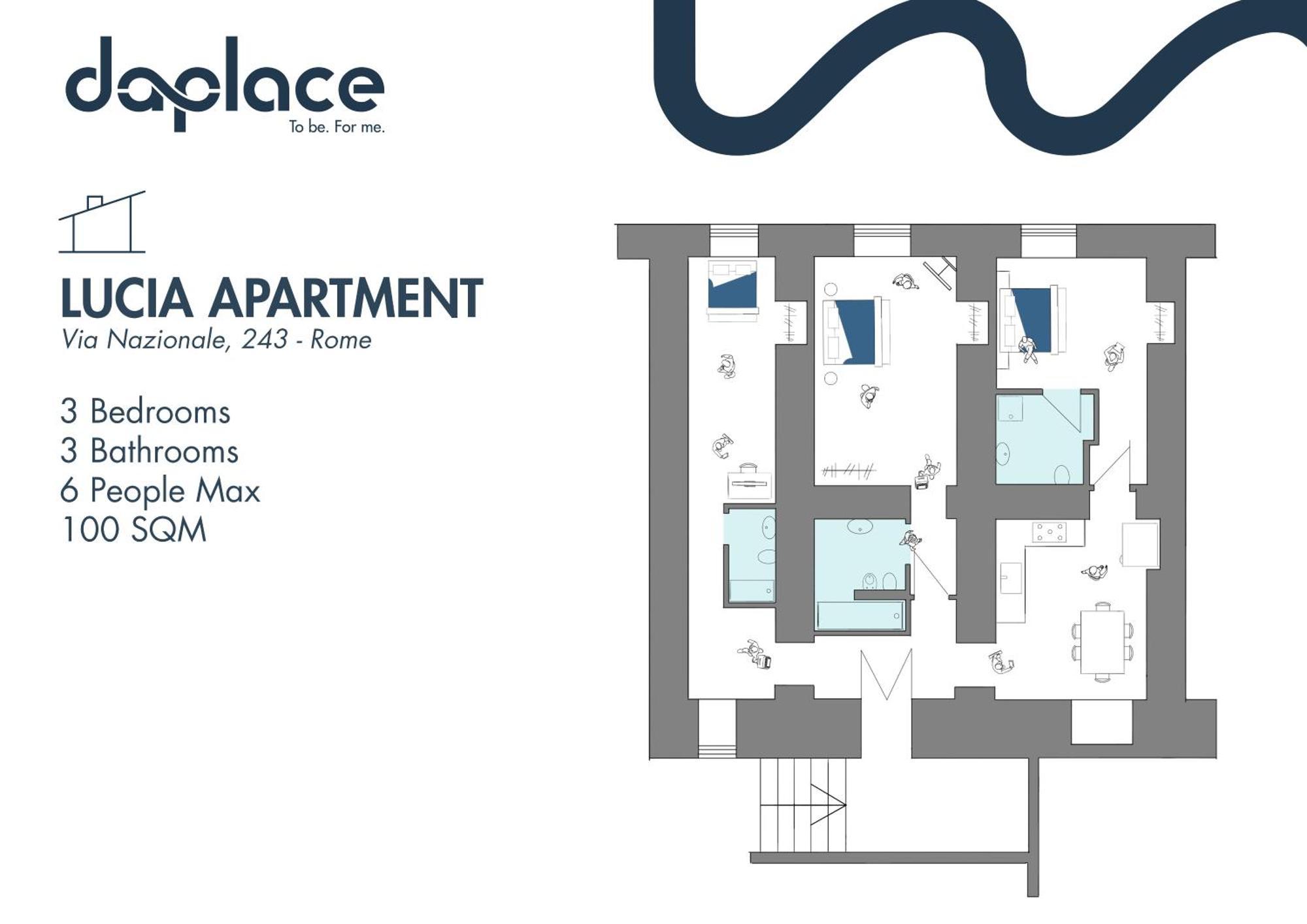 Daplace - Lucia Apartment Roma Ngoại thất bức ảnh